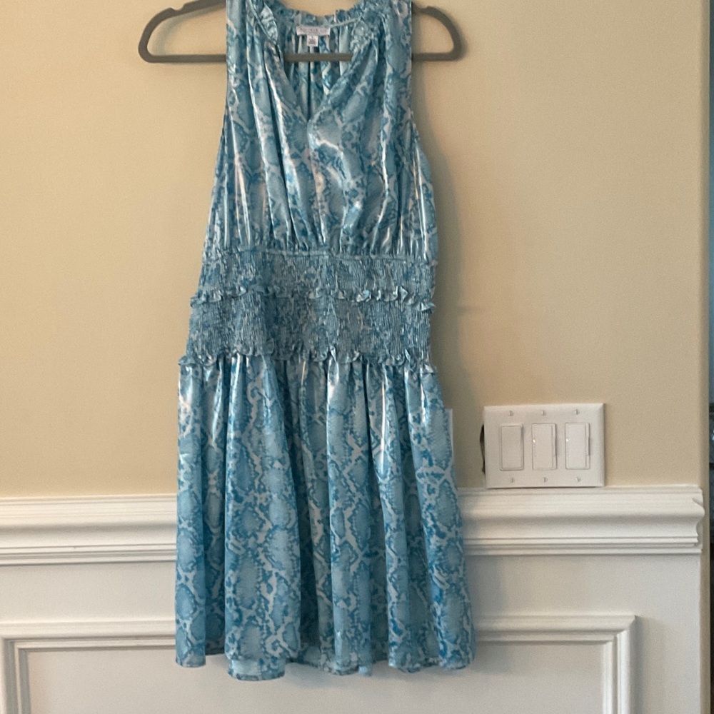 Current Air Blue Patterned Dress